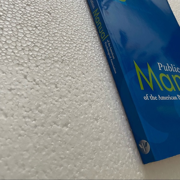 Publication Manual of the American Psychological - Picture 2 of 5